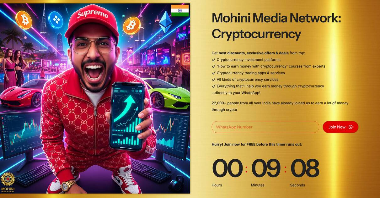 Cryptocurrency: 22,000+ customers available (WhatsApp)