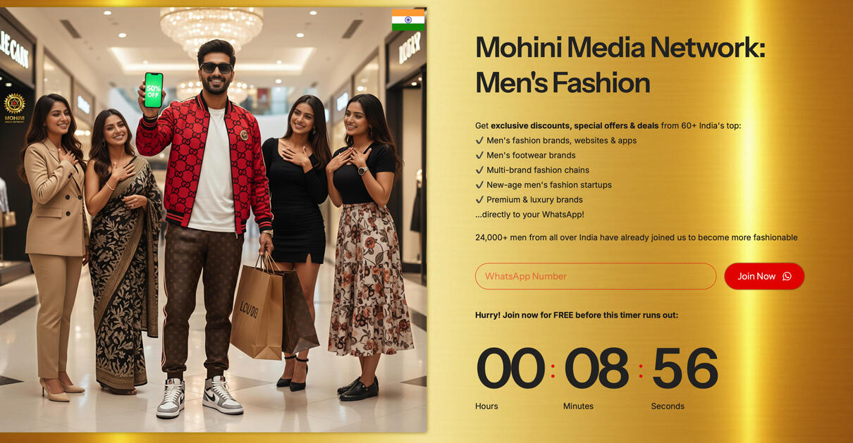 Men's Fashion: 24,000+ customers available (WhatsApp)