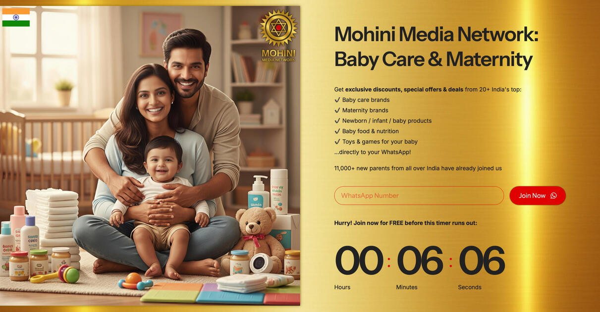 Baby Care & Maternity: 11,000+ customers available (WhatsApp)